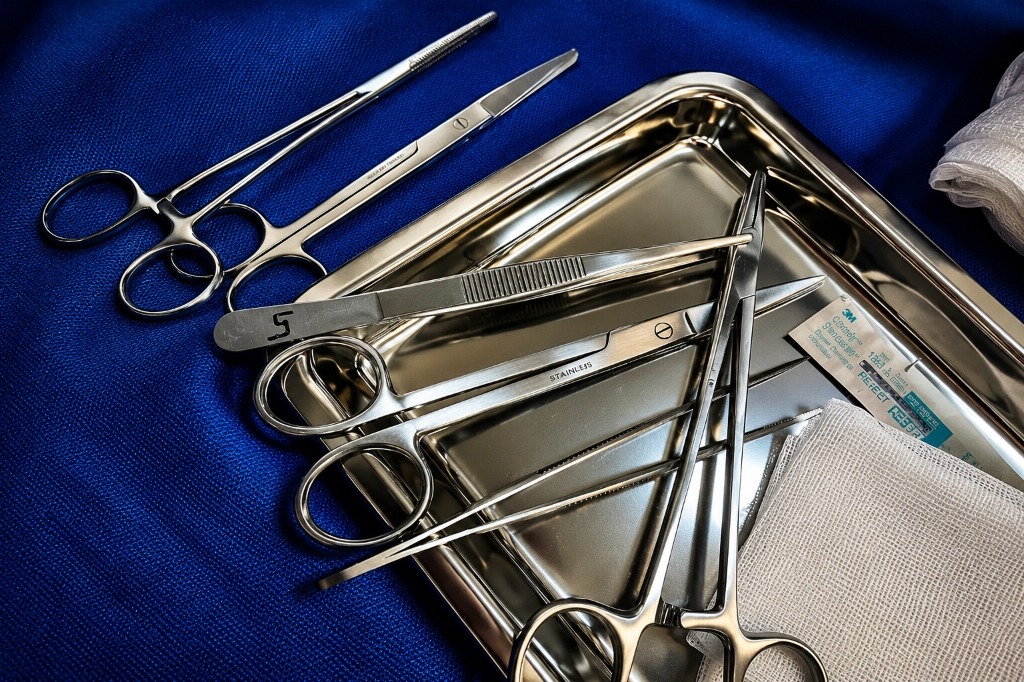 Operating Room Precision Surgical Trays & Forceps